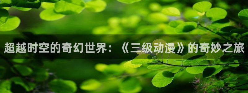 囧次元在线观看：超越时空的奇幻世界：《三级动漫》的奇妙之旅