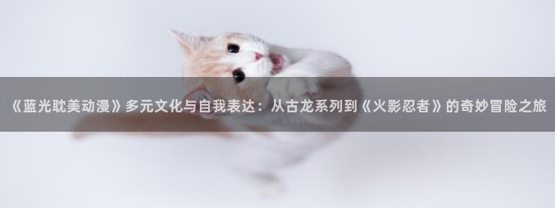 囧次元官方正版app：《蓝光耽美动漫》多元文化与自我表达：从古龙系列到《火影忍者》的奇妙冒险之旅